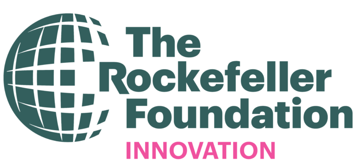 The Rockefeller Foundation Innovation logo.